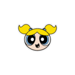 Bubbles Powerpuff Girls Sticker