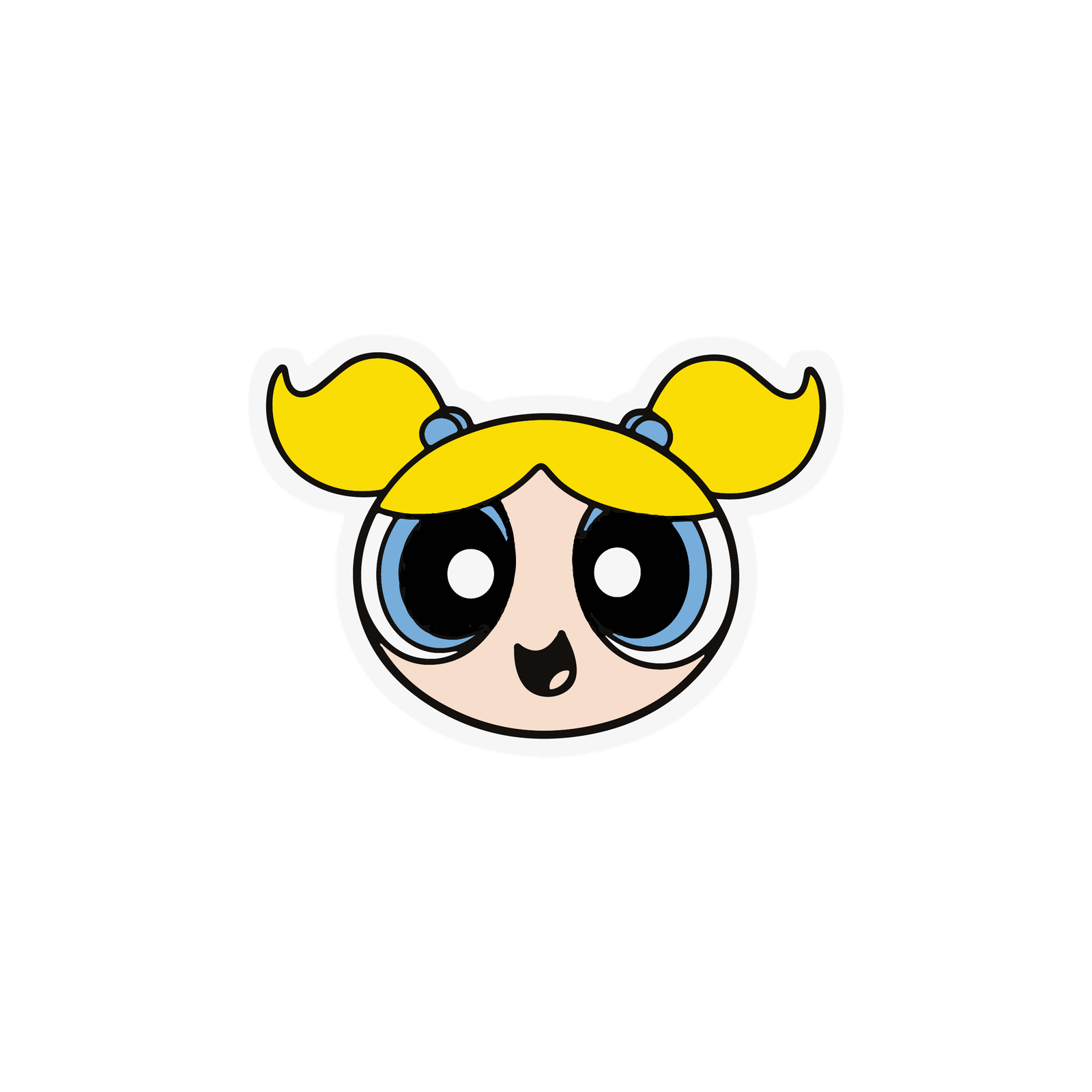 cartoon-15 Bubbles Powerpuff Girls Sticker - Image 1