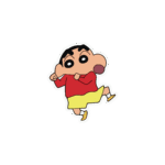 Shin Chan Running Sticker