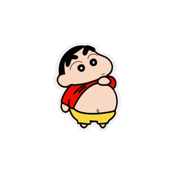 Shin Chan Cartoon Sticker