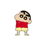 Shinchan Naughty Pose Sticker