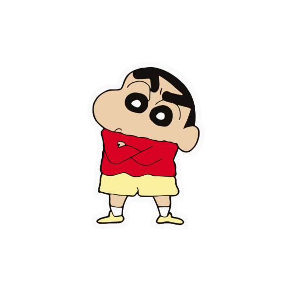 Shinchan Naughty Pose Sticker