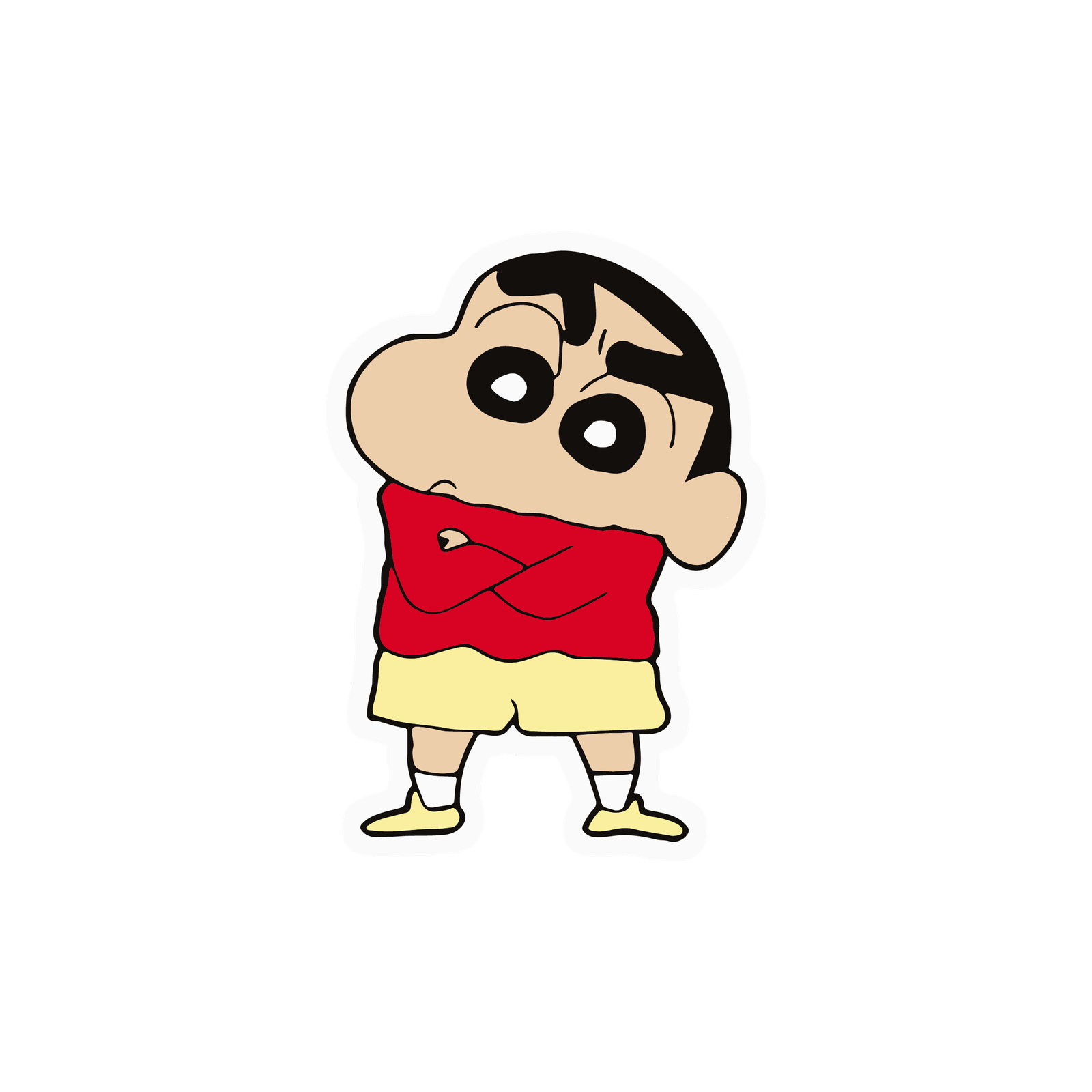 cartoon-28 Shinchan Naughty Pose Sticker - Image 1