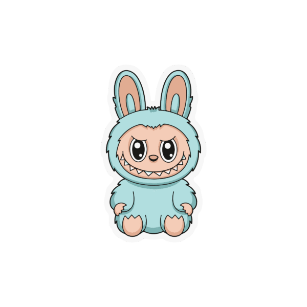 Cute Monster Bunny Sticker