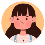 CUTE CARTOON GIRL STICKER