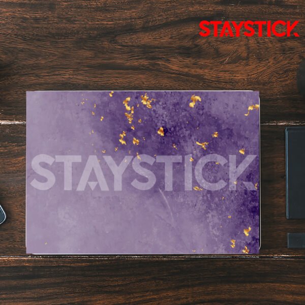 PURPLE GRAPHICAL LAPTOP STICKER