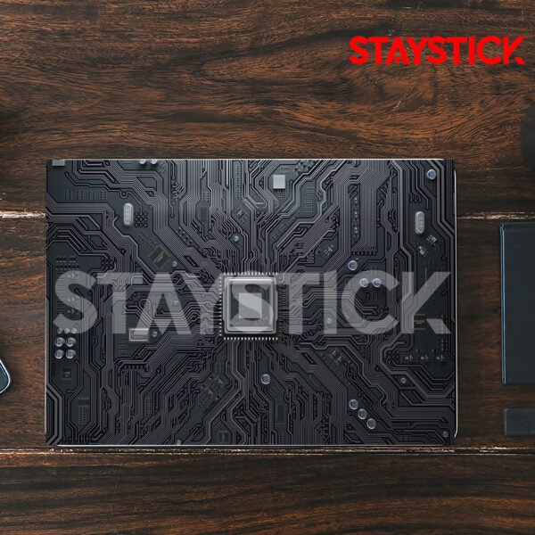 BLACK GRAPHICAL LAPTOP STICKER