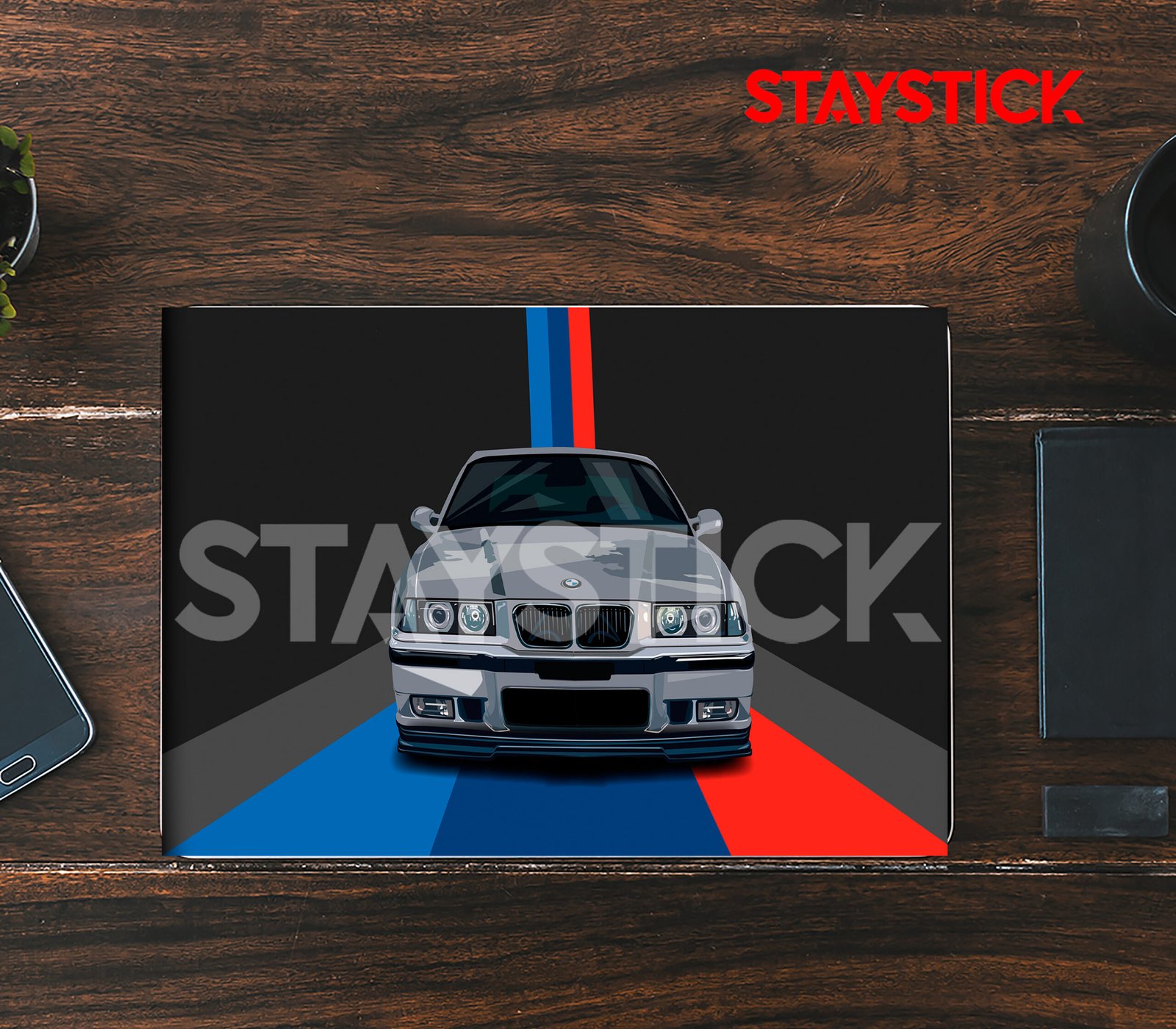 01(115) BMW LAPTOP STICKER - Image 1