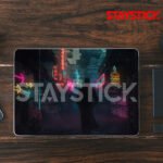 GRAPHICAL CITY DESIGN LAPTOP SKIN STICKER