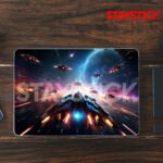 SPACE BATTLE LAPTOP SKIN STICKER