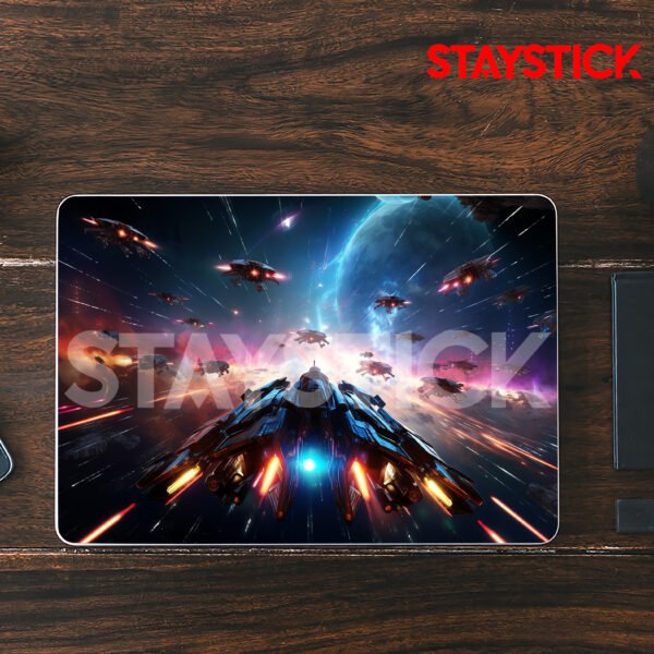 SPACE BATTLE LAPTOP SKIN STICKER
