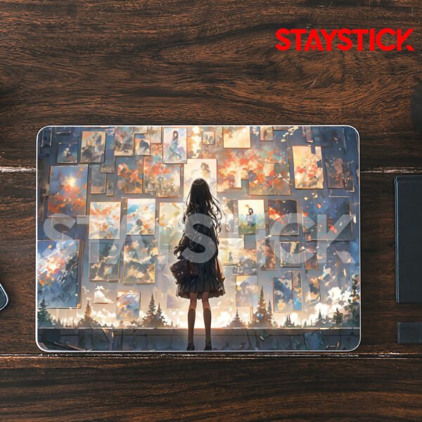 ANIME GIRL SKIN LAPTOP STICKER