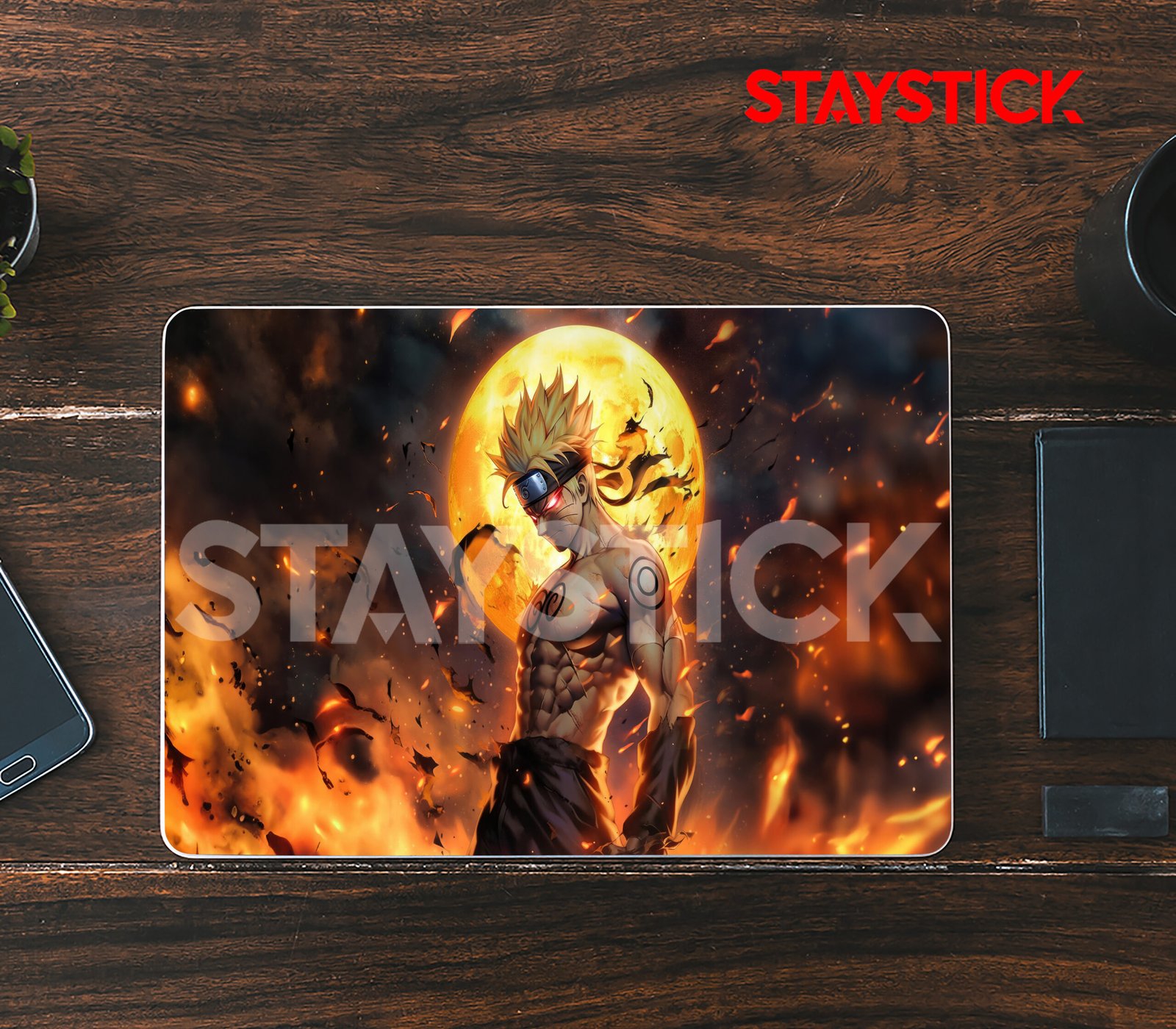 01(54) ANIME FIREY LAPTOP SKIN STICKER - Image 1