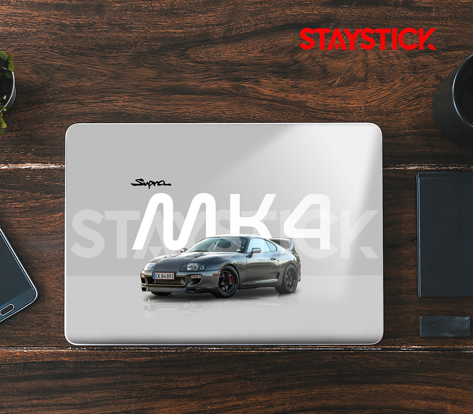 01(61) SUPRA MK4 LAPTOP SKIN STICKER - Image 1