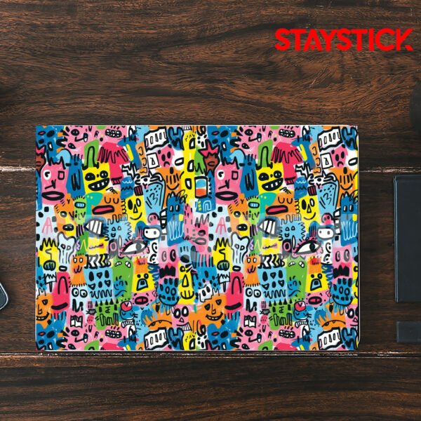 FUNNY CARTOON DESIGNED SKIN LAPTOP STICKER
