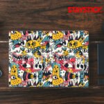 FUNNY CARTOON DESIGNED SKIN LAPTOP STICKER