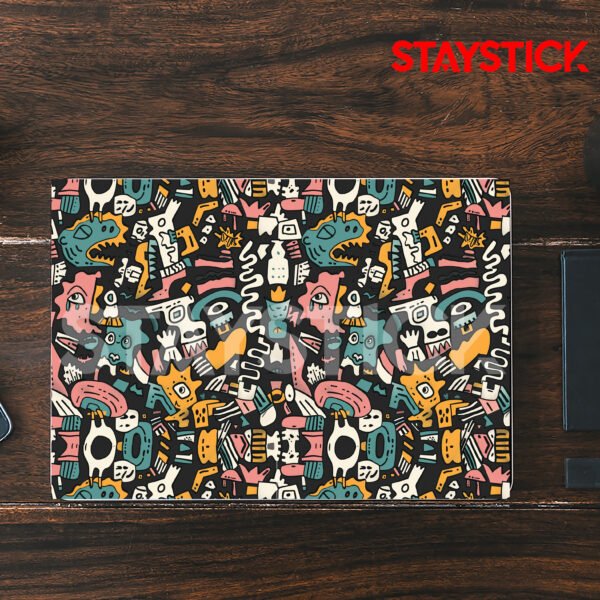 FUNNY MONSTER DESIGNED  LAPTOP STICKER