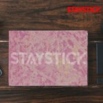 PINK SHADE DESIGNED LAPTOP STICKER