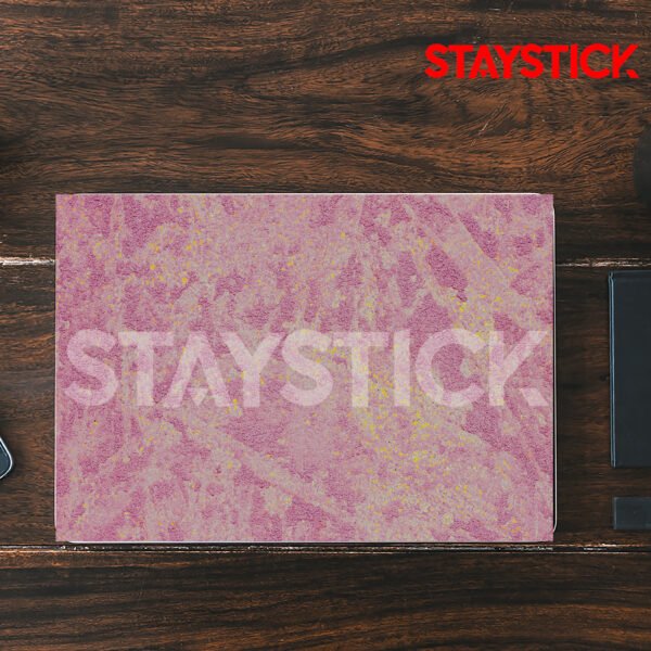 PINK SHADE DESIGNED LAPTOP STICKER