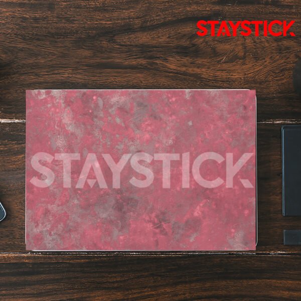 PINK SHADE DESIGNED LAPTOP STICKER