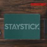 DEEP TEAL GREEN COLOR LAPTOP STICKER