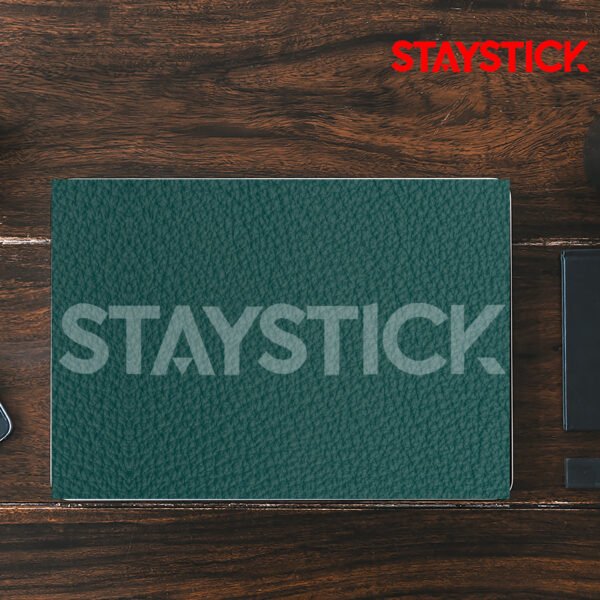 DEEP TEAL GREEN COLOR LAPTOP STICKER