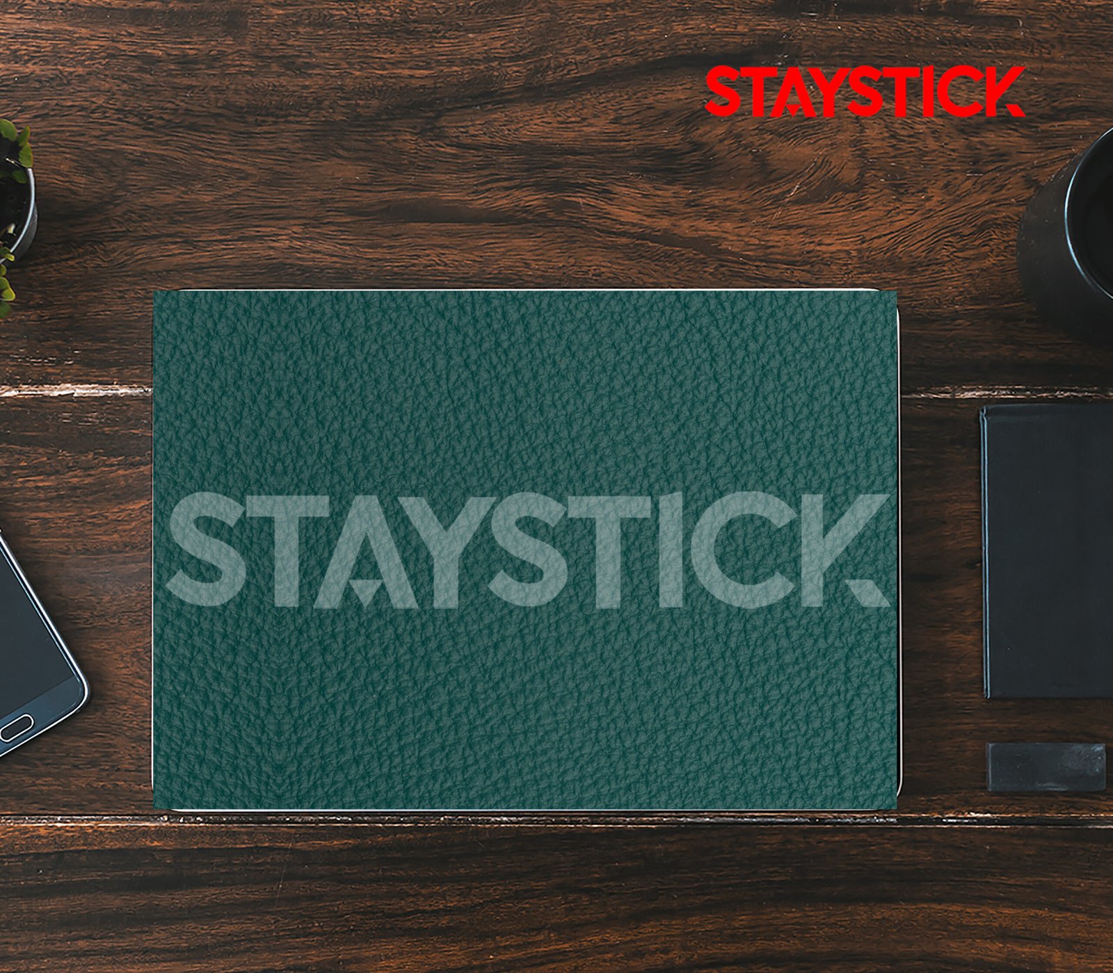 01(88) DEEP TEAL GREEN COLOR LAPTOP STICKER - Image 1