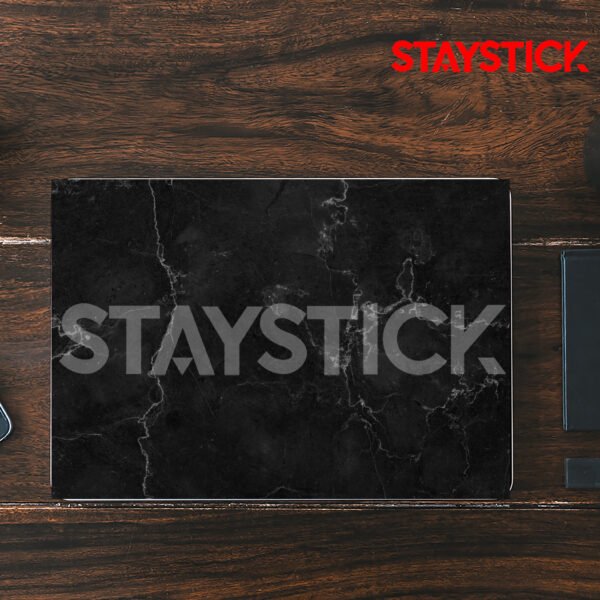 BLACK COLOR DESIGNED LAPTOP STICKER
