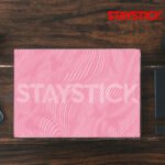 PINK COLOR DESIGNED LAPTOP STICKER