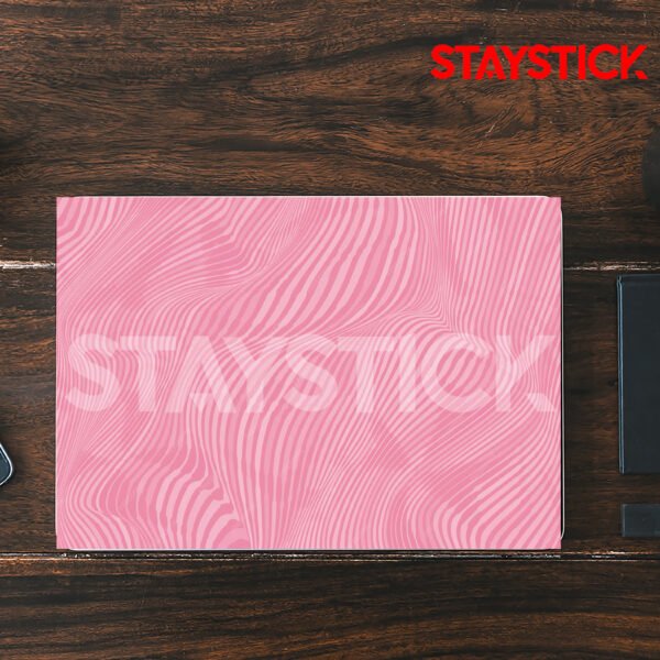 PINK COLOR DESIGNED LAPTOP STICKER