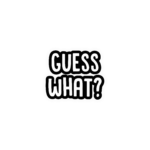GUESS STICKER