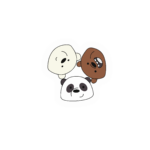 3 PANDA STICKER