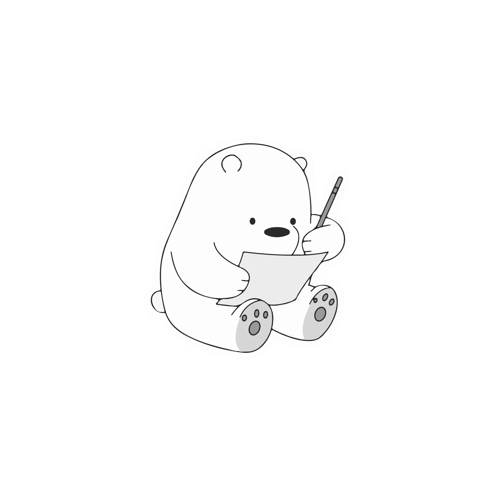 100-200 stickers -45 PANDA STICKER - Image 1