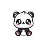 CUTE PANDA STICKER