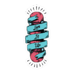 LIVE IT UP STICKER