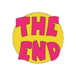 THE END STICKER