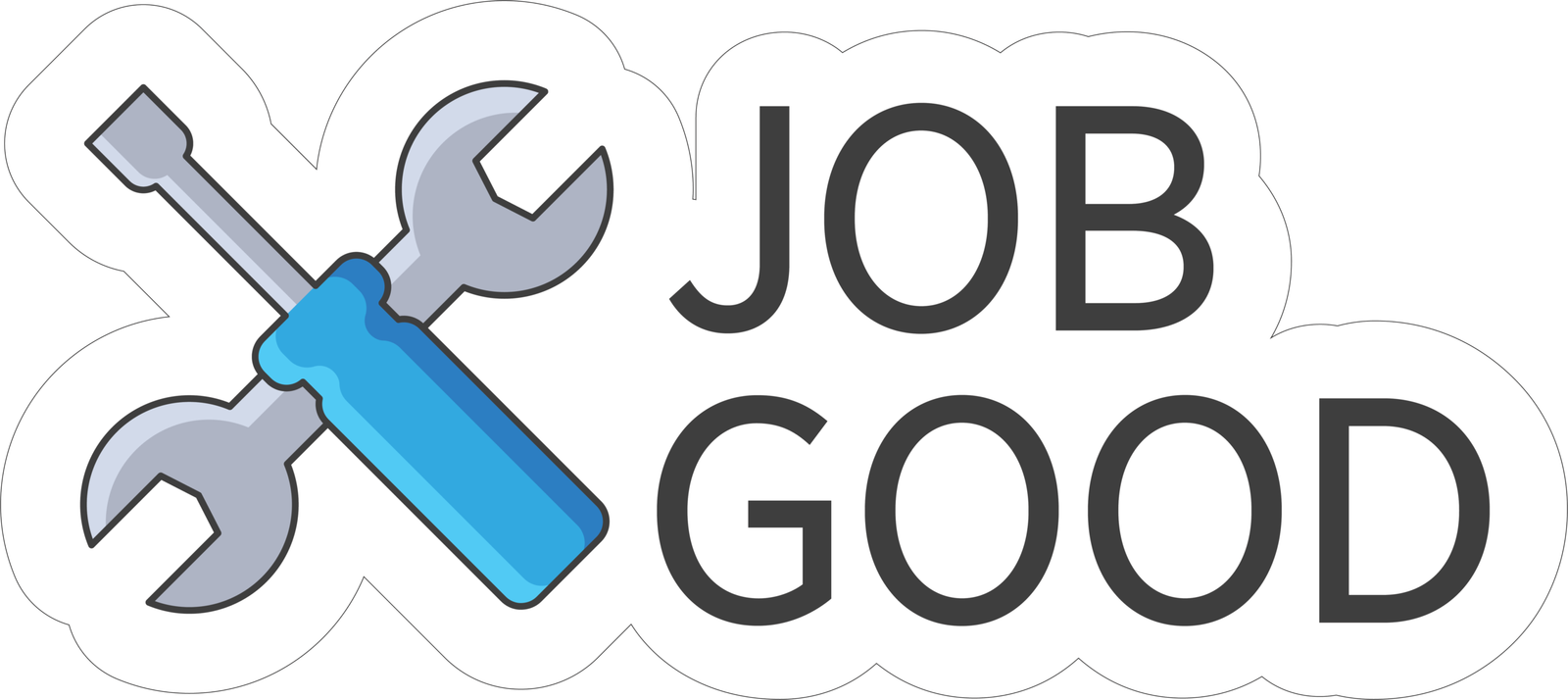 133 GOOD JOB STICKER - Image 1