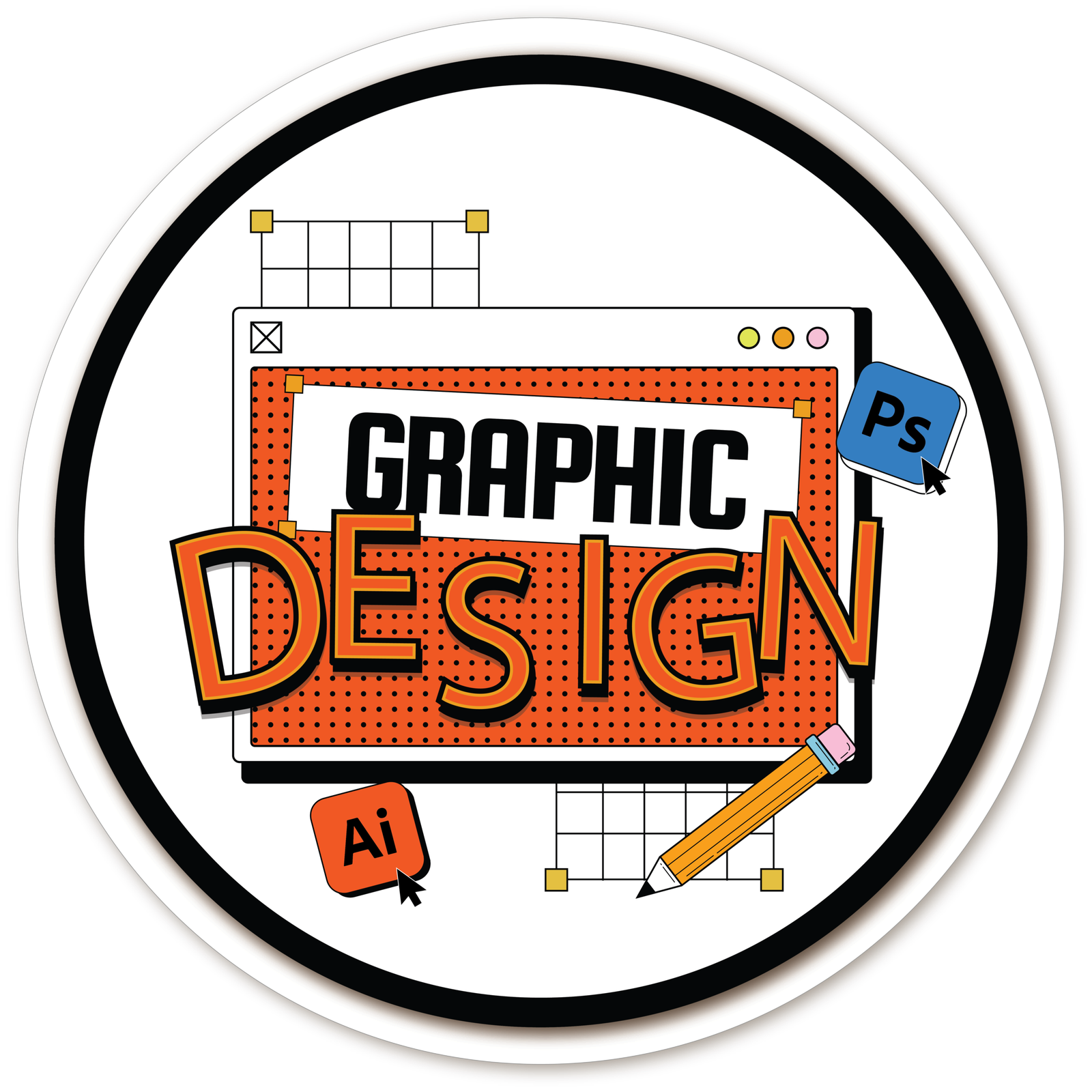 152 ROUND STICKER - Image 1