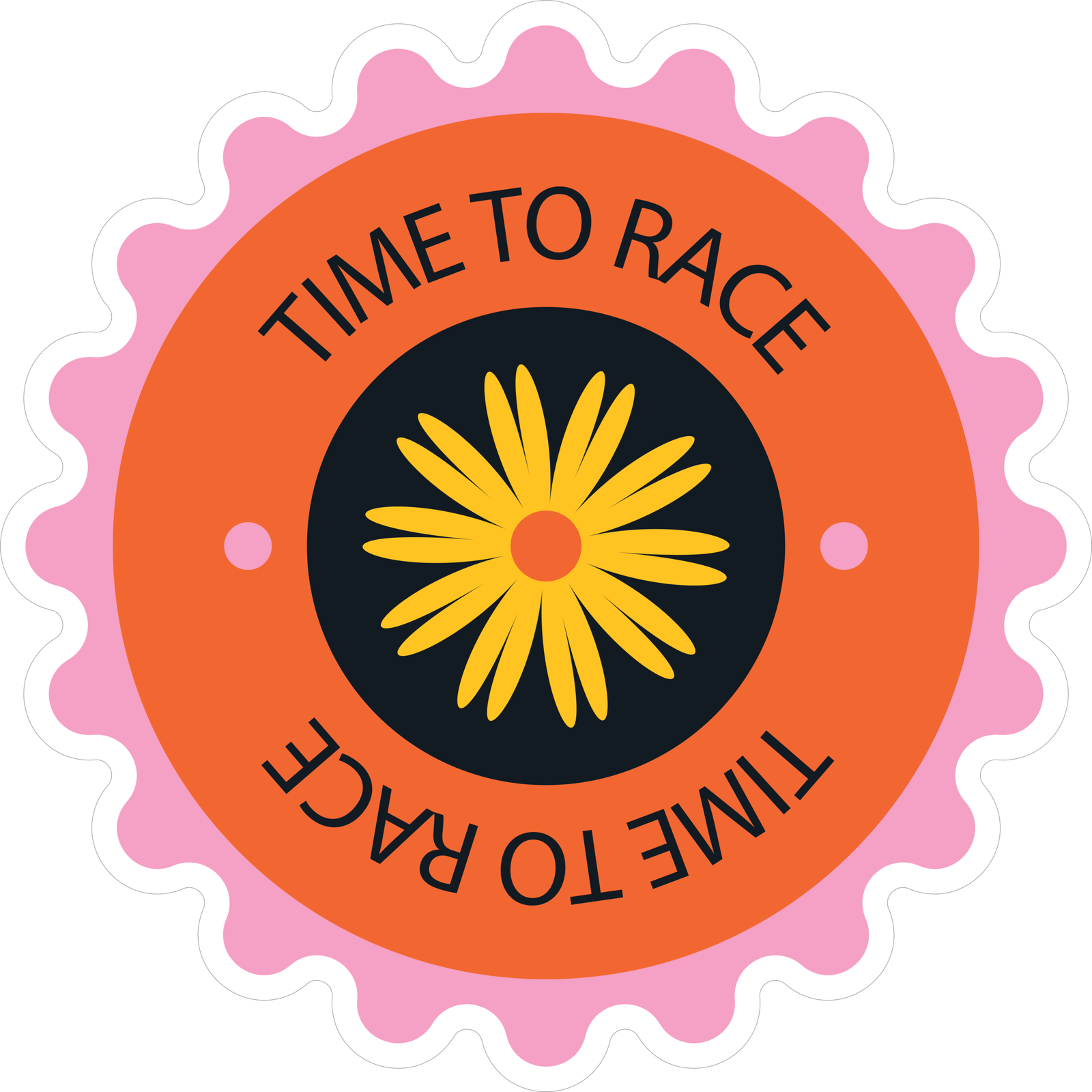 155 ROUND STICKER - Image 1