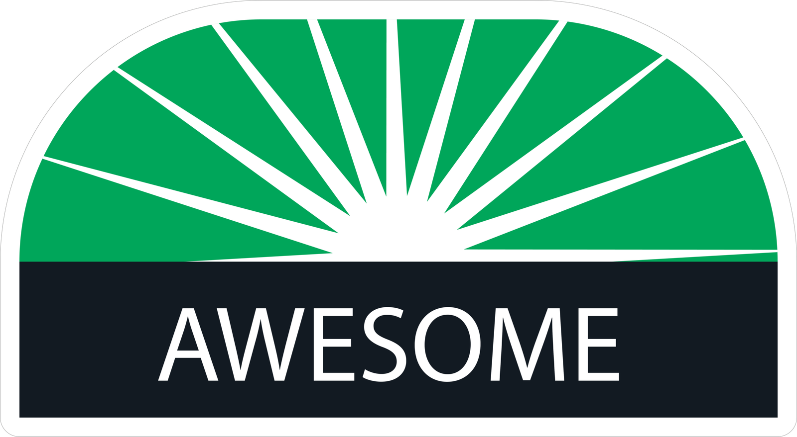 156 AWASOME STICKER - Image 1