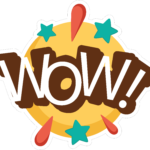 WOW STICKER