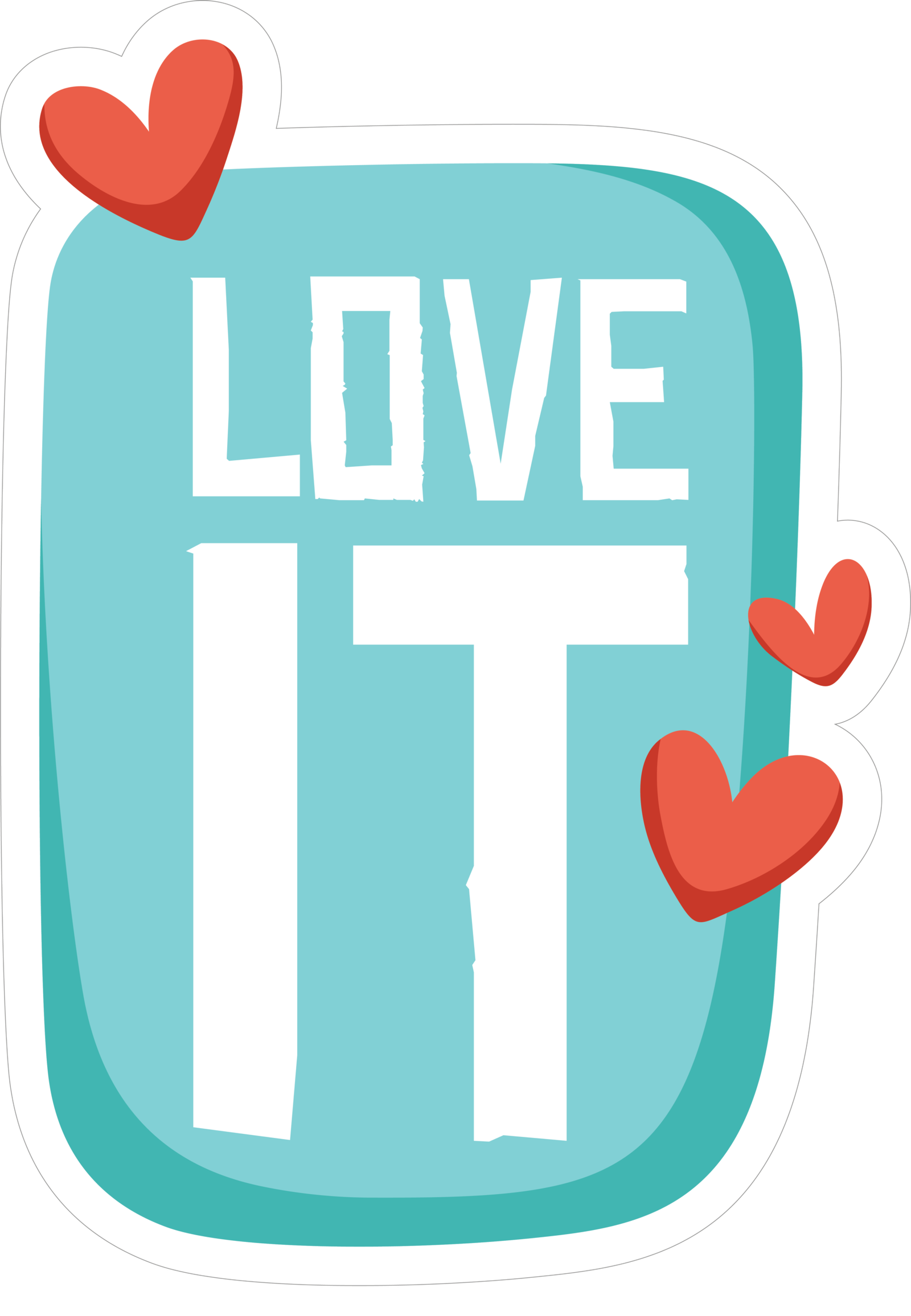 161 LOVE IT STICKER - Image 1