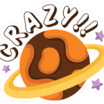 CRAZY STICKER