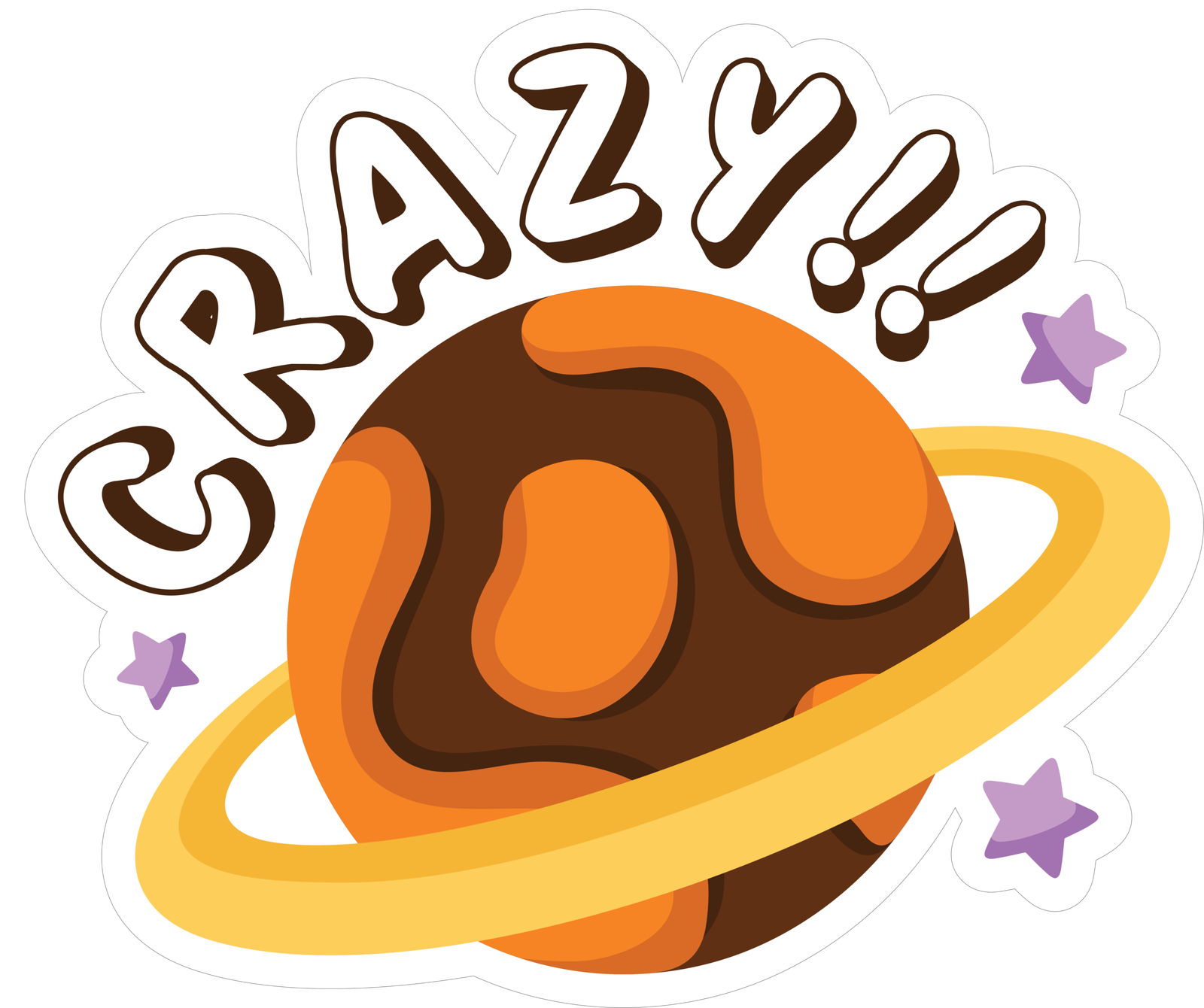 165 CRAZY STICKER - Image 1