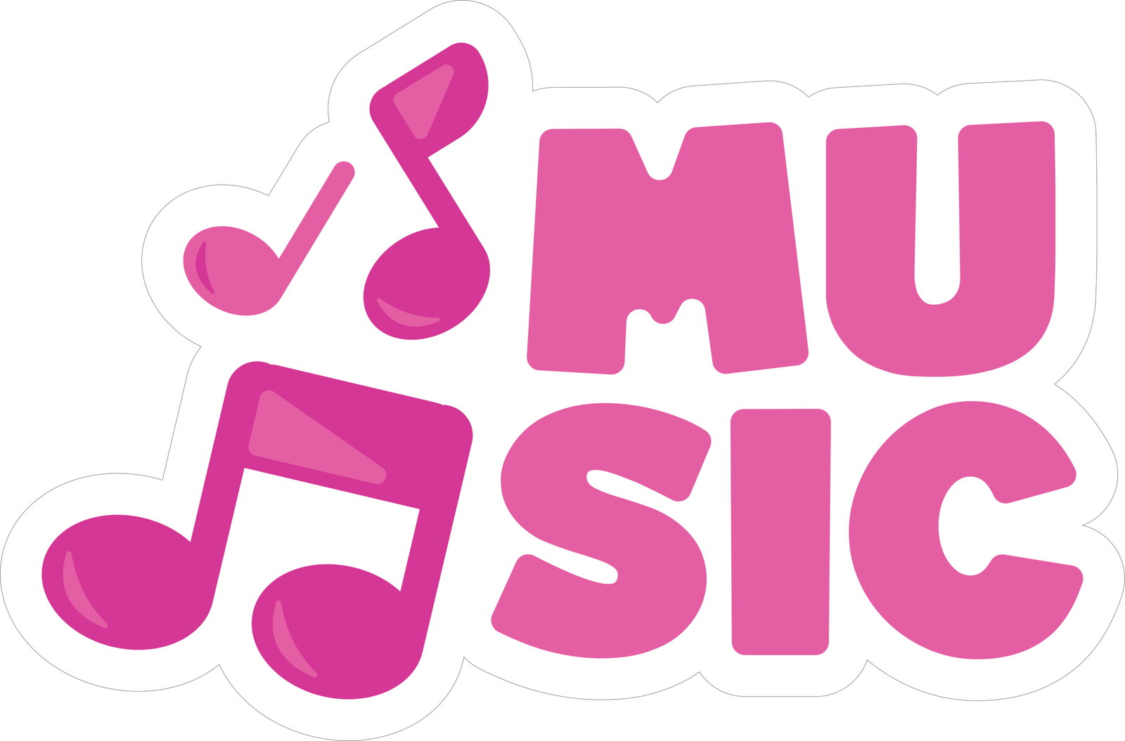 177 MUSIC STICKER - Image 1