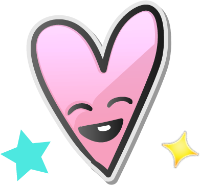 22 HEART STICKER - Image 1