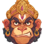 Hanuman Face Sticker
