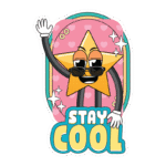 STAY COOL STICKER