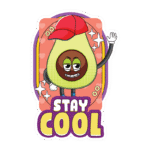 STAY COOL STICKER