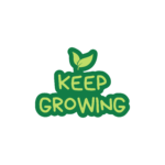 KEEP GROWING STICKER